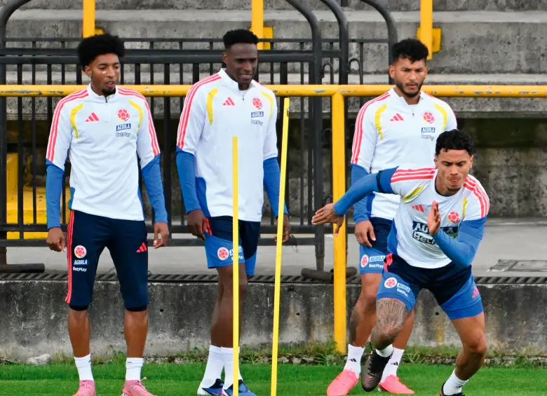 Colombia trabaja de cara a su debut mundialista el próximo 17 de junio. FOTO AFP