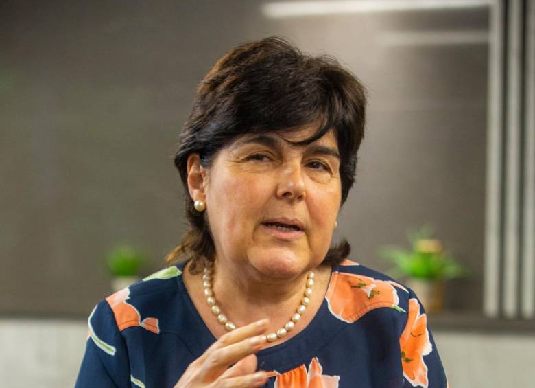 Lina Vélez, presidenta de la Cámara de Comercio de Medellín. FOTO Carlos Velásquez