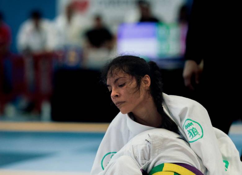 Ana María en acción durante uno de los torneos en los que ha participado. FOTO yana Kokhan