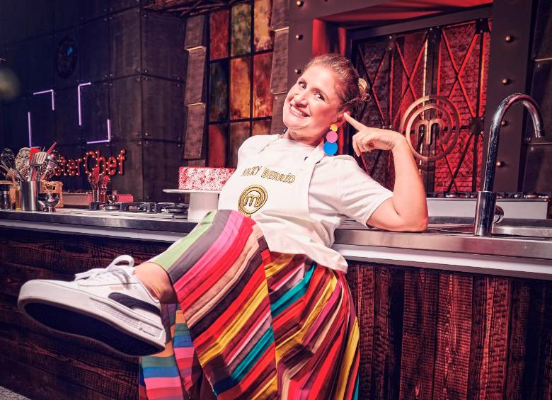 Vicky Berrío, de Anorí, en el Nordeste de Antioquia, es la participante que se está robando el show en Master Chef Celebrity. FOTO: Cortesía RCN TV