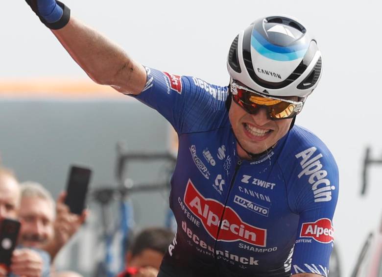 Jay Vine, figura este sábado en la Vuelta a España. FOTO: EFE