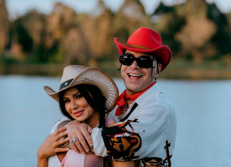 Ryan Casto y Esperanza Gómez, protagonistas del video de Richy, el tema de parranda que estrenaron este jueves 14 de diciembre. FOTO Cortesía