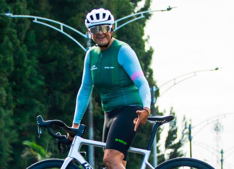Juan Carlos Arango, un apasionado por el ciclismo que inspira a los demás a punta de pedalazos. FOTO: Cortesía