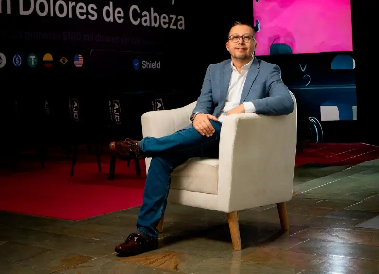 Heiner Castrillón, CEO de Expo Mobile, explicó que fabricantes chinos y delegaciones de cerca de 50 países participarán en la sexta edición de la feria en Medellín. FOTO cortesía Expo Mobile