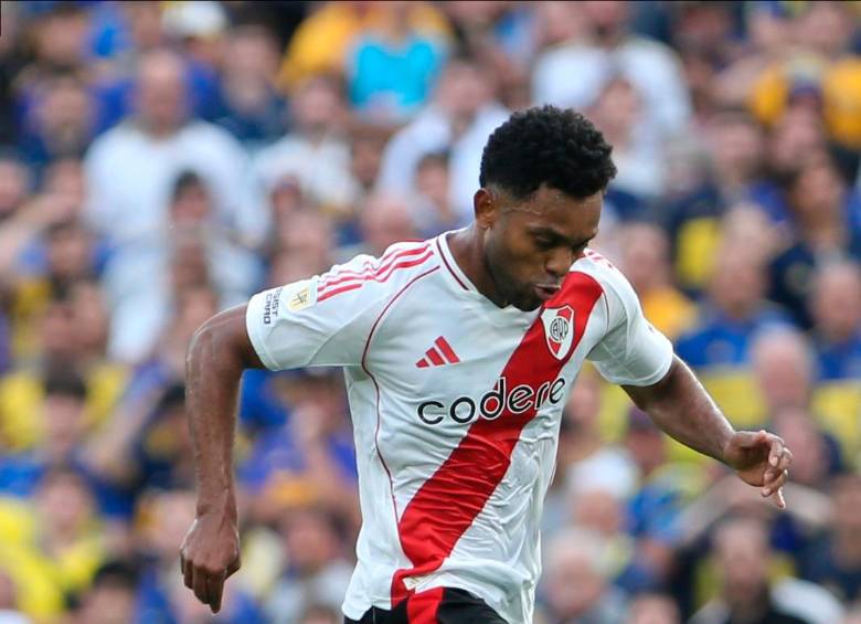 Miguel Ángel Borja, delantero colombiano de River Plate. FOTO GETTY 