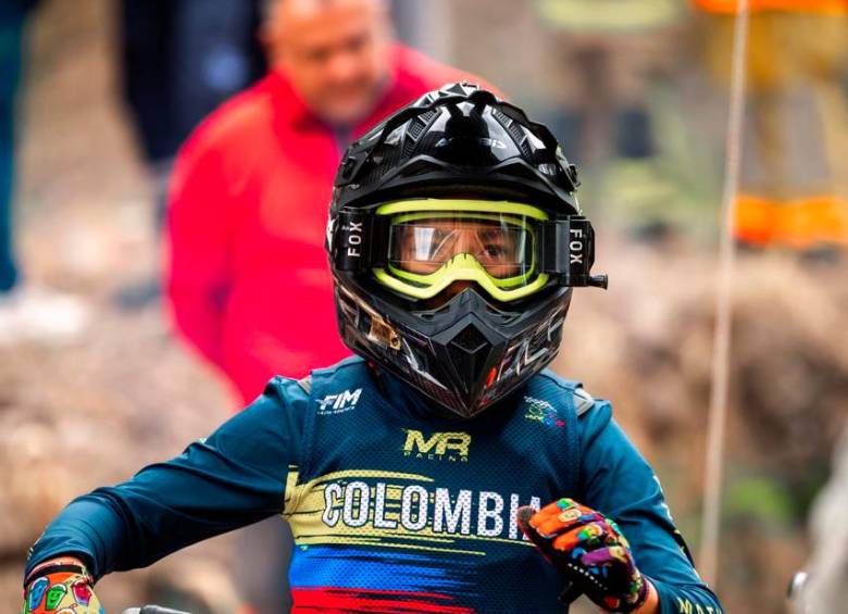 Valentino representando a Colombia en el Latinoamericano. Foto: Cortesía Anny Cardona