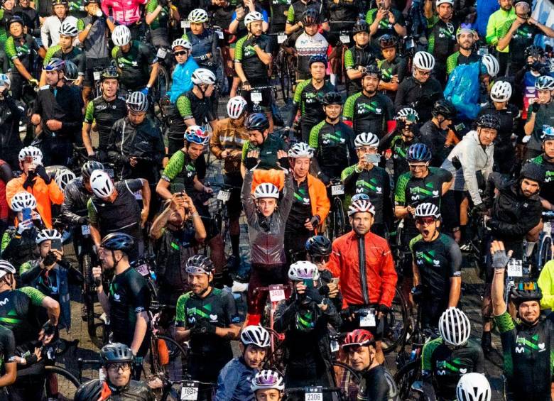 3.500 ciclistas rodaron al lado de Nairo en Antioquia