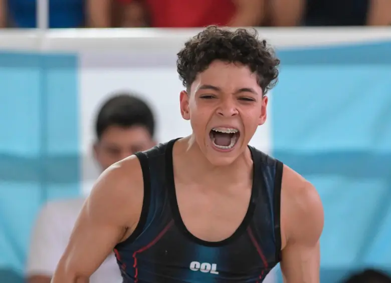 Tomás Mejía, orgullo de Antioquia que se destaca en Filipinas. FOTO CORTESÍA LIGA ANTIOQUEÑA DE GIMNASIA