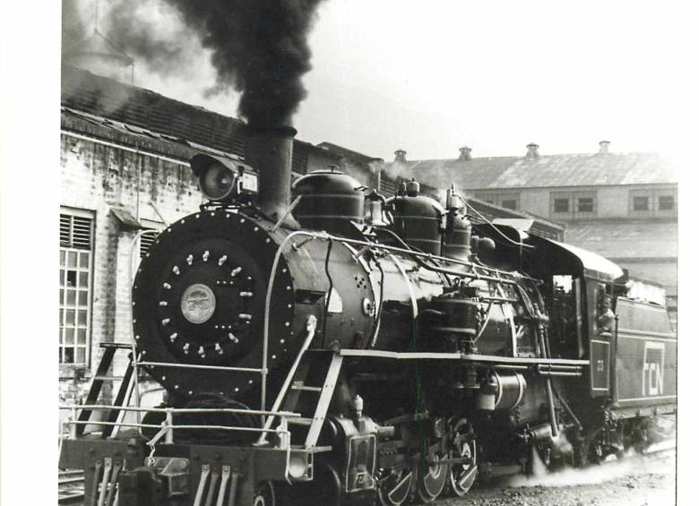 Una de las máquinas en los talleres de la estación Bello. FOTO: Archivo EL COLOMBIANO.