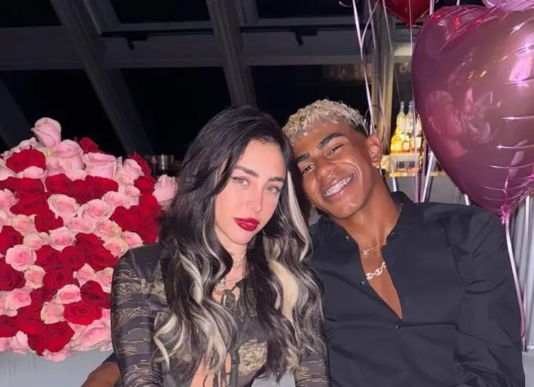Lamine Yamal confirmó su romance con Nicki Nicole en el cumpleaños de la cantante