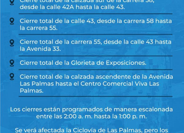 ¡Ojo! Estos son los cierres viales para este fin de semana en Antioquia por la Vuelta a Colombia