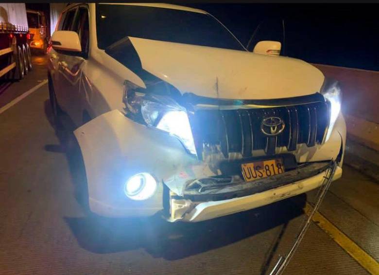 Las fotos del accidente que sufrió agrupación de Jhonny Rivera tras presentación por triunfo del Pereira 