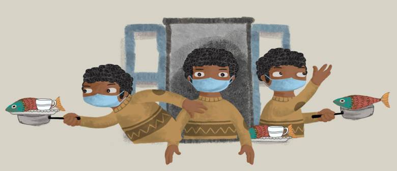 El corto se hizo pensando en que las animaciones fueran no tan computarizadas, sino que se vieran como hechas a mano. Arcos diseñó cada uno de los personajes. FOTOS cortesía el mono dorado 