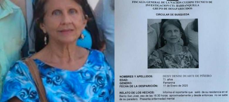 La mujer fue identificada como Deisy Denise Duarte de Piñeiro. FOTO: Tomada de redes sociales