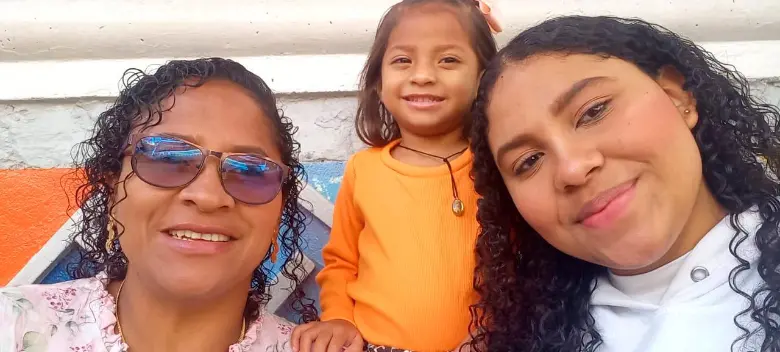 María Elizabeth, María Antonia e Isabel tenían planeado ir a conocer el mar a fin de año. Esta imagen se publica con autorización de la madre. FOTO Cortesía