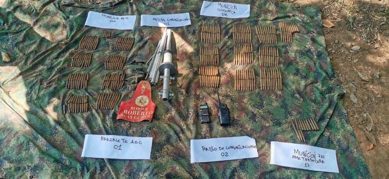 Una menor de edad fue recuperada por el Ejército tras combates contra el Clan del Golfo en El Bagre