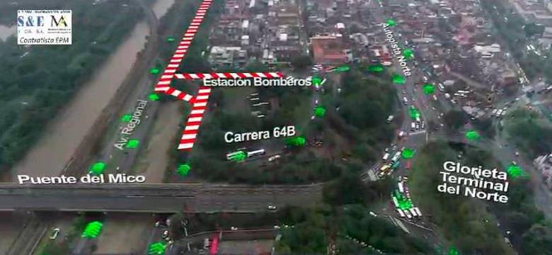El cierre se debe a las labores de expansión del acueducto que adelantará la empresa EPM. FOTO Captura de video