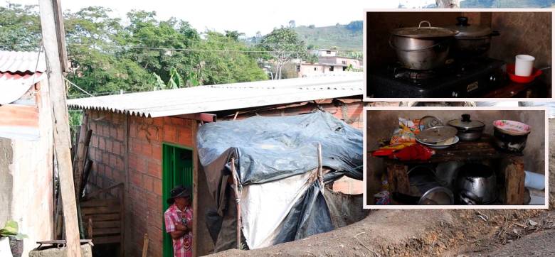 La comunidad indígena expresa que viven hasta cinco familias en una sola casa y que tienen necesidades básicas insatisfechas, pese a la oferta de la administración municipal. FOTO Cortesía