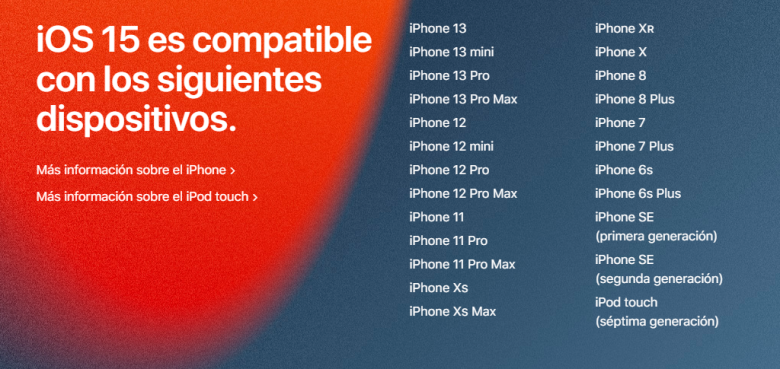 Llega iOS 15: en estos celulares será compatible