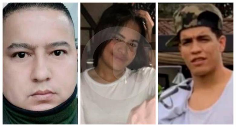 Estas fueron las otras tres personas que fallecieron por hurto de motos (de izq. a der): patrullero Juan Diego Patiño Guerra, de 38 años; Aurismely Guadalupe Cañizalez Bolívar, de 19, y Brayler Felipe Nieto Ríos, de 24.