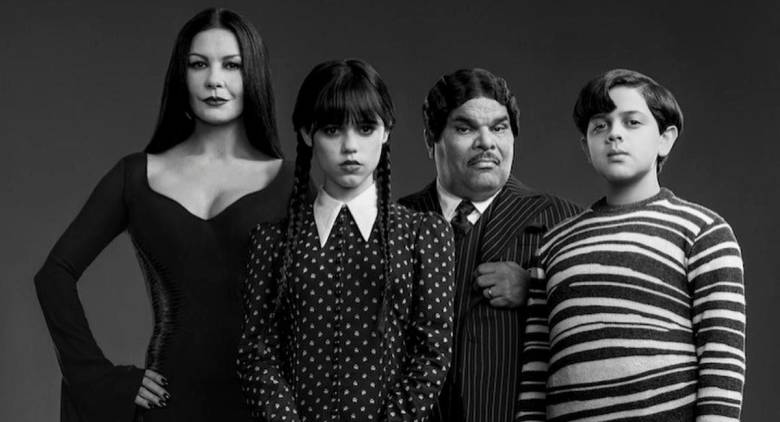 Esta es la Familia Addams de Tim Burton. FOTO: CORTESÍA