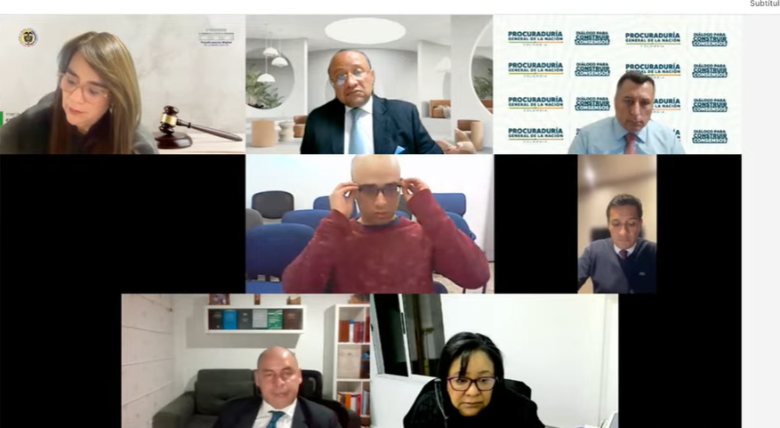 Medida de aseguramiento a Juan Carlos Suárez por el caso de Jaime Esteban Moreno. Foto: captura de video