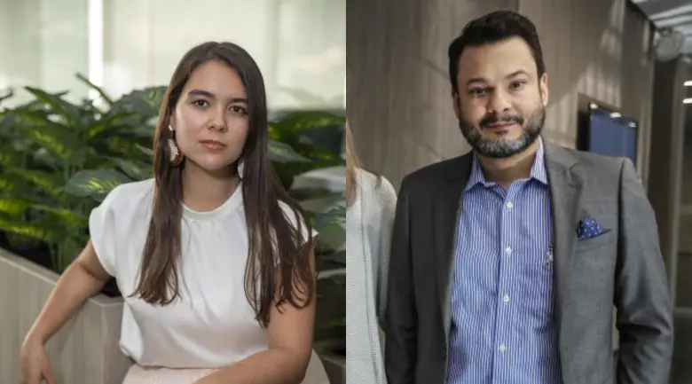 Maria José Bernal, directora de Fenalco Antioquia y Nicolás Posada, presidente de Intergremial, rechazaron el plan de atentado contra los mandatarios antioqueños y pidieron al Gobierno Nacional garantías para los ciudadanos en el departamento. FOTO: Cortesía