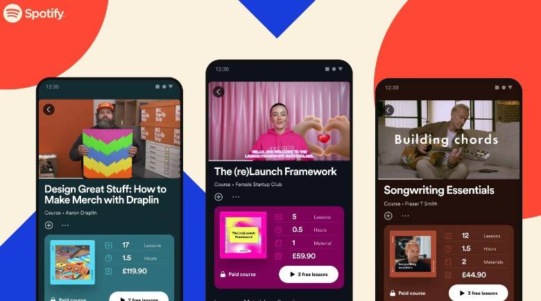 Spotify presenta cursos de aprendizaje basados en vídeo para explorar este formato en la plataforma. Foto: Cortesía Spotify