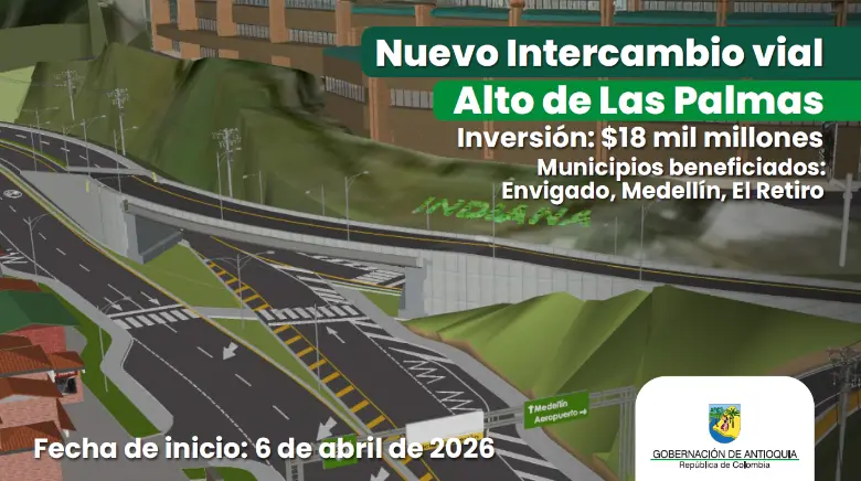 La intervención incluirá un puente metálico vehicular, una solicitud que varios antioqueños habían realizado durante años para mejorar la movilidad del territorio. FOTO: Cortesía Gobernación de Antioquia