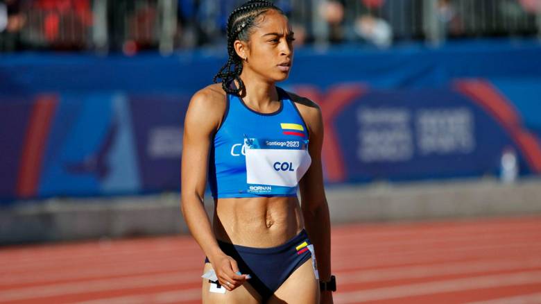 la atleta Lina Licona logró la clasificación a Juegos Olímpicos de París 2024 en la prueba de los 400 metro planos. FOTO CORTESÍA COC