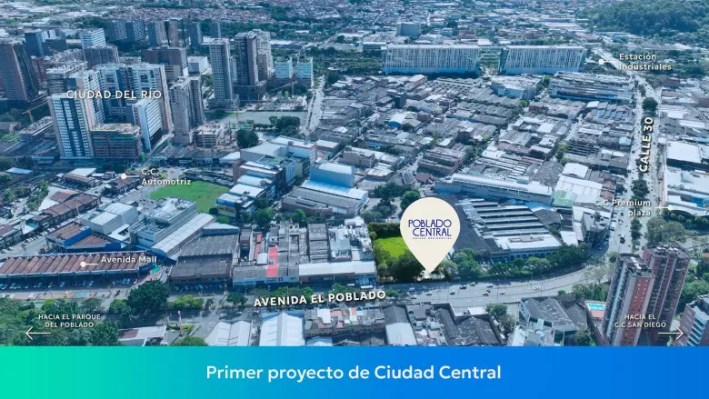 Poblado Central, el nuevo corazón de la ciudad