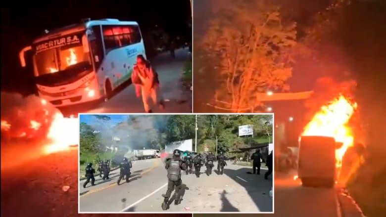 Fuerte situación de orden público se presenta en Buriticá. Foto: capturas de pantalla