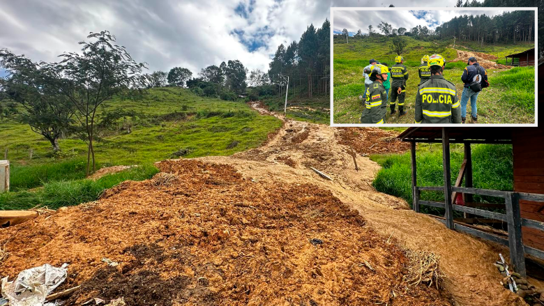 La recomendación de evacuar a las familias se dio debido a una posible emergencia. FOTOS Cortesía Alcaldía de Medellín