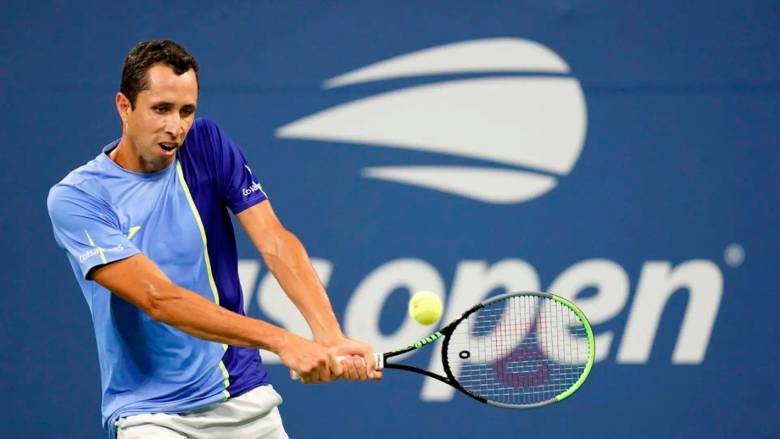 El colombiano Daniel Galán perdió en su debut en el US Open. FOTO TOMADA @FEDECOLTENIS