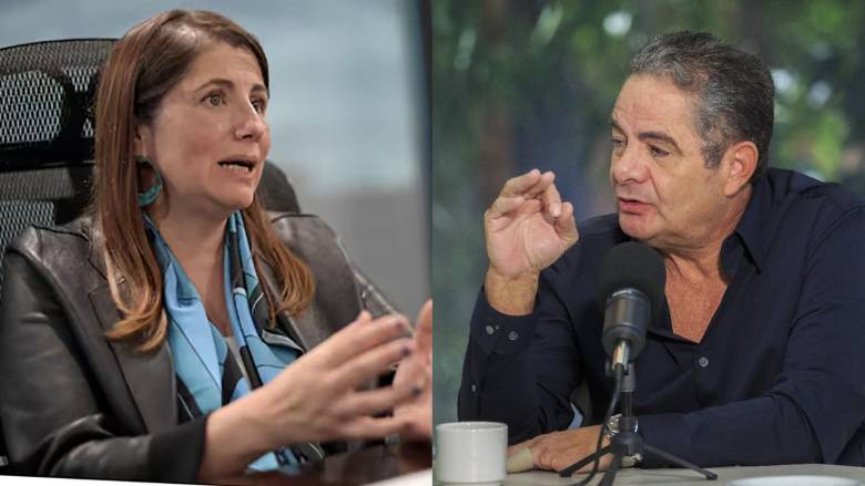 A la izquierda, la defensora del Pueblo Iris Marín Ortiz; a la derecha, el exvicepresidente Germán Vargas Lleras. FOTOS: EL COLOMBIANO Y CORTESÍA