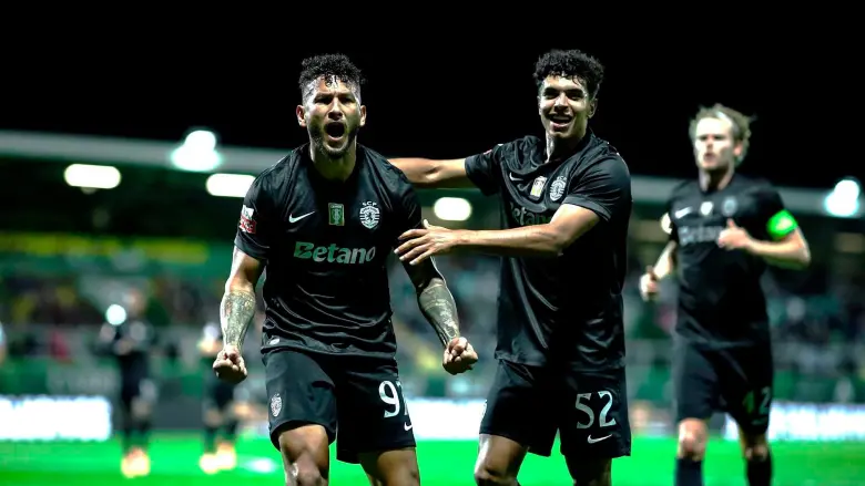 El delantero colombiano, Luis Javier Suárez, estará en acción este martes en Champions League con el Sporting de Lisboa. FOTO GETTY 