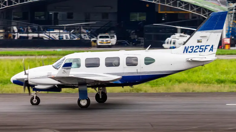 Este fue el avión ligero en el que se accidentó Yeison Jiménez. FOTO: Cortesía - Luis Miguel Molina Galeano