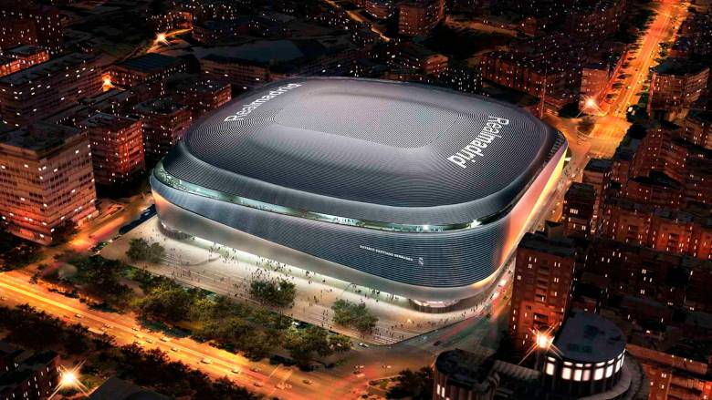 El Nuevo Santiago Bernabéu, tras su ambiciosa remodelación, es considerado por muchos el estadio más tecnológico de Europa.FOTO GETTY 