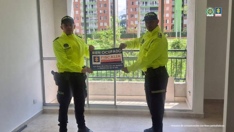 Los bienes de Valentina Forero Álvarez. FOTO: Policía Nacional - Fiscalía General de la Nación