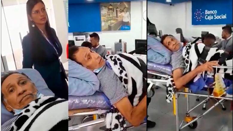 La entidad financiera se disculpó con el paciente Hernán Barón. FOTO CAPTURAS DE PANTALLA 