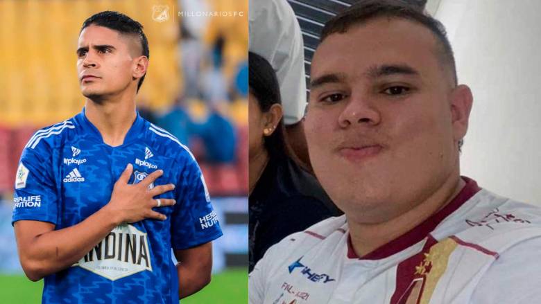 Daniel cataño denunció a Alejandro Montenegro por el delito de lesiones personales. FOTOS TWITTER @MillosFCoficial Y CORTESÍA 