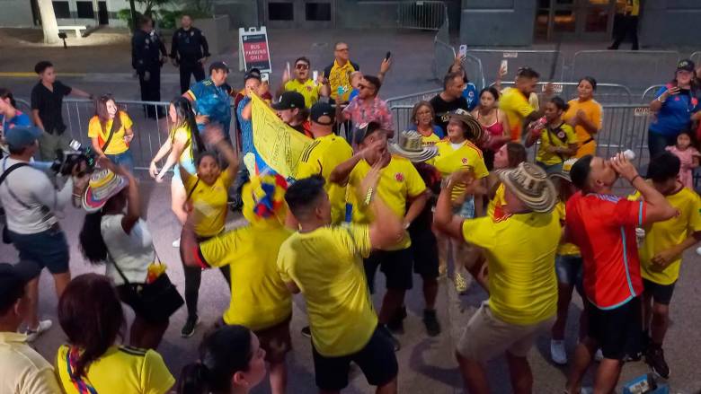 Video: así fue el banderazo de los hinchas colombianos en Phoenix, Arizona