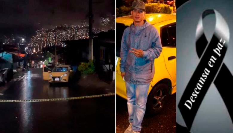 El taxista fue identificado como Sergio Andrés Isaza Jaramillo, tenía 32 años. FOTOS Cortesía