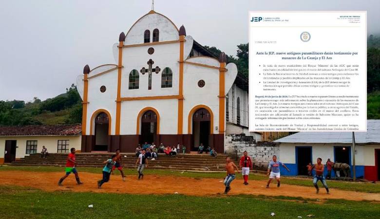 La masacre de El Aro es una de las más emblemáticas de Antioquia y las familias de las víctimas aún exigen justicia. FOTOS EL COLOMBIANO y JEP