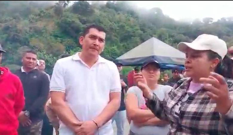 El alcalde Luis Hernando Graciano en Buriticá, Antioquia. FOTO: CORTESÍA