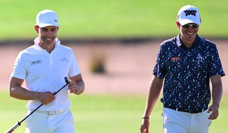 Camilo Villegas y Nicolás Echavarría, los antioqueños que disputan el golf de Juegos Olímpicos en París 2024. FOTO CORTESÍA PGA TOUR 