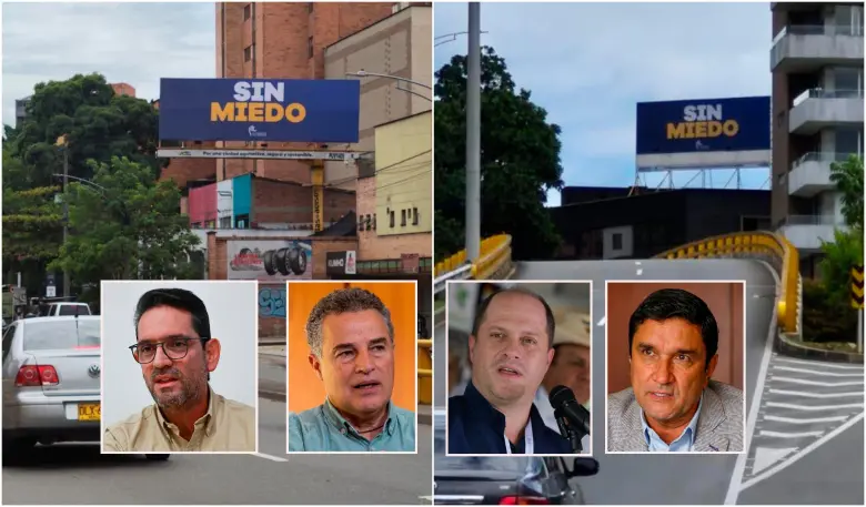  Juan Guillermo Zuluaga, exgobernador del Meta; Aníbal Gaviria, exgobernador de Antioquia, Héctor Olimpo, exgobernador de Sucre; y Juan Carlos Cárdenas, exalcalde de Bucaramanga, anunciaron que inscribirán los comités para recoger firmas. FOTOS EL COLOMBIANO y Cortesía