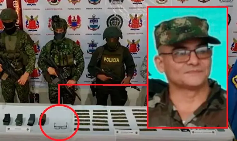 Entre los elementos incautados en el campamento terrorista de Vaupés, están las gafas recetadas de “Iván Mordisco”. FOTO cortesía de las ff.mm.