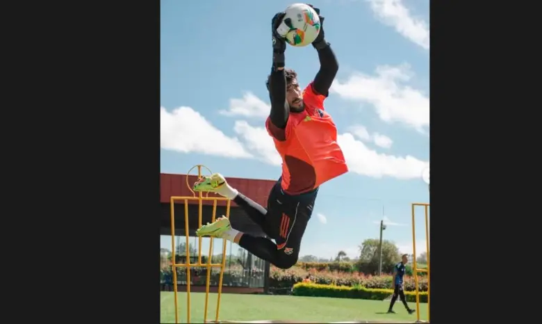 Salvador Ichazo, arquero uruguayo que llegó a reforzar al DIM. FOTO CORTESÍA DIM