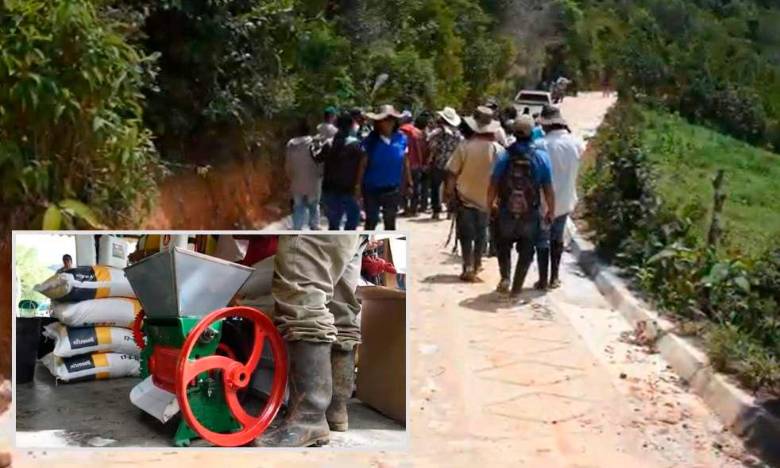 Los planes de retorno incluyen insumos, dotación e inversión para proyectos productivos, infraestructura y mobiliario comunitario. FOTOS Cortesía Unidad para las Víctimas